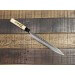 Couteau Sashimi japonais artisanal JIKKO Tokusei lame 21cm Nihon Steel manche magnolia gravé