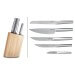 Bloc en bois Berghoff Essentials 5 couteaux tout inox monocoque