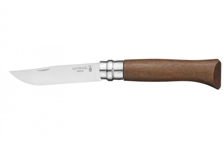 COUTEAU OPINEL LUXE N&deg; 8 VRI MANCHE 11 CM NOYER