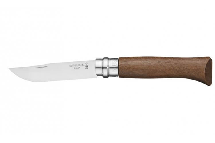 COUTEAU OPINEL LUXE N° 8 VRI MANCHE 11 CM NOYER