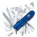 Couteau suisse Victorinox 21 pièces SWISSCHAMP bleu translucide
