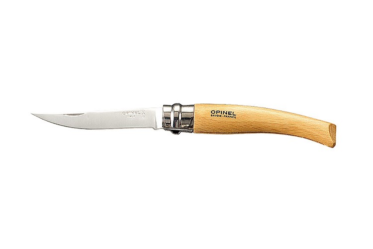 Couteau Opinel n&deg;8 lame 8cm virole tournante manche en h&ecirc;tre