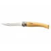 Couteau Opinel n°8 lame 8cm virole tournante manche en hêtre
