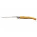 Couteau Opinel n°10 lame 10cm virole tournante manche en olivier