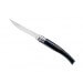 Couteau Opinel Effilé n°10 lame 10cm virole tournante manche en ébène + coffret