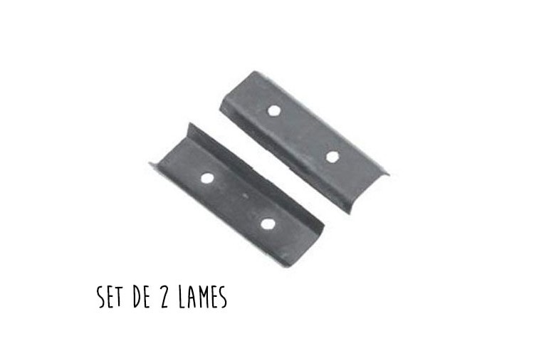 Set 2 lames de rechange pour racloir &agrave; planche en poly&eacute;thyl&egrave;ne Matfer