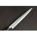 Couteau Sashimi japonais artisanal JIKKO Jyousaku White 2 Steel manche magnolia