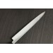 Couteau Sashimi japonais artisanal JIKKO Jyousaku White 2 Steel manche magnolia