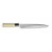 Couteau Sashimi japonais artisanal JIKKO Jyousaku White 2 Steel manche magnolia