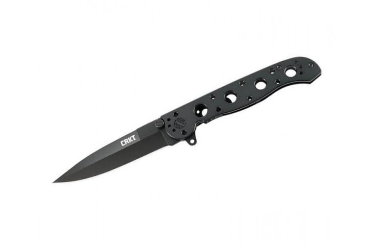 Couteau pliant CRKT M16-03KS noir manche &agrave; trous 12cm