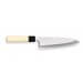 Couteau Deba japonais artisanal JIKKO Jyousaku White 2 Steel manche magnolia