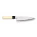 Couteau Deba japonais artisanal JIKKO Jyousaku White 2 Steel manche magnolia