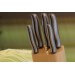 Bloc en bois Berghoff Essentials 5 couteaux tout inox