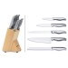 Bloc en bois Berghoff Essentials 5 couteaux tout inox
