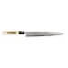 Couteau Sashimi japonais artisanal JIKKO Tokusei Nihon Steel manche magnolia gravé