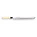 Couteau Takohiki Sakimaru japonais artisanal JIKKO Jyousaku White 2 Steel manche magnolia