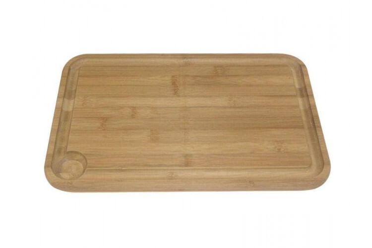 Planche à découper Berard bambou 50x35x2cm avec rigole et poche à jus