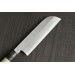 Couteau Kamausuba japonais artisanal JIKKO Jyousaku White 2 Steel manche magnolia