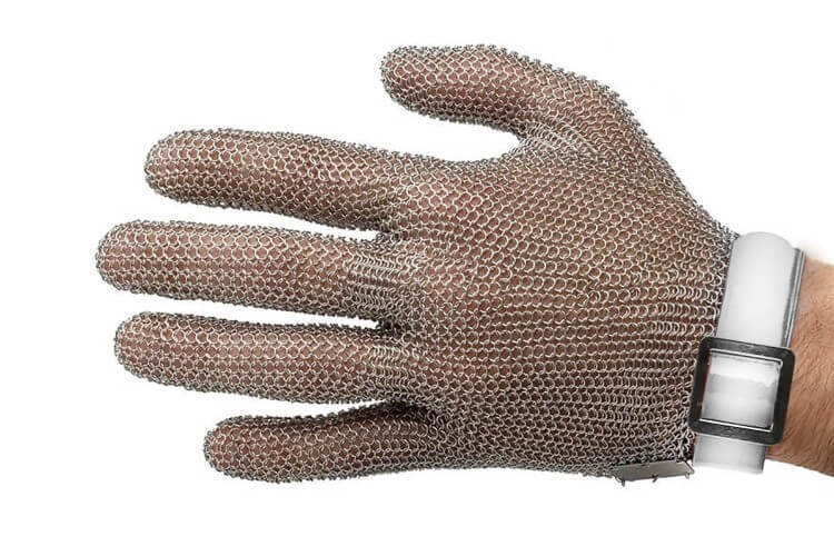 Gant de protection Niroflex en cotte de maille inox - Taille S