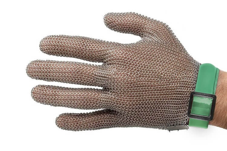 Gant de protection Niroflex en cotte de maille inox - Taille XS