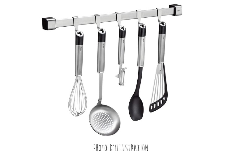 Barre &agrave; ustensiles de cuisine Gefu Smartline 50cm