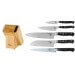 Bloc 5 couteaux Japan Chef Chroma avec aiguiseur intégré