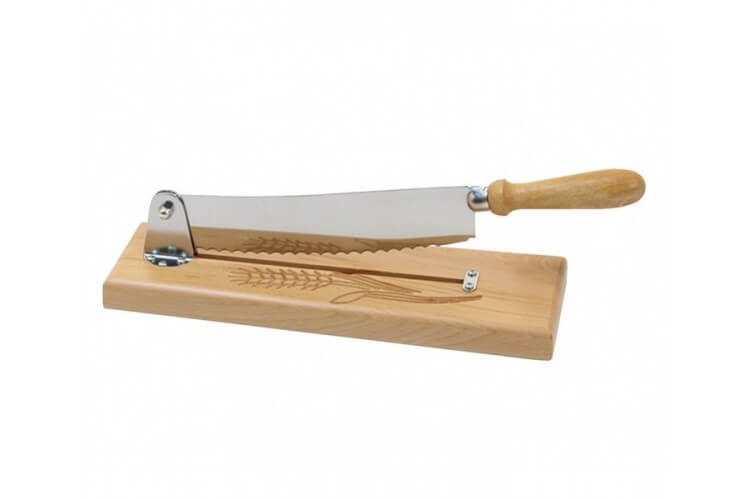 Couteau à pain sur socle lame 25cm inox