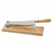 Couteau à pain sur socle lame 25cm inox