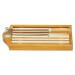 Couteau à pain sur socle claie amovible lame 25cm inox