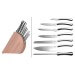 Bloc en bois Berghoff Essentials 6 couteaux + 1 fusil à aiguiser