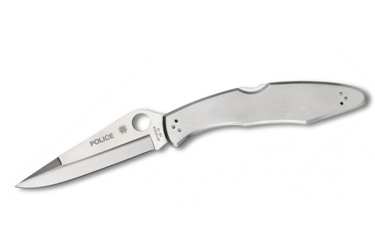 Couteau pliant SPYDERCO POLICE C07P manche 13cm Inox 