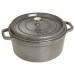 Cocotte ronde en fonte STAUB gris graphite