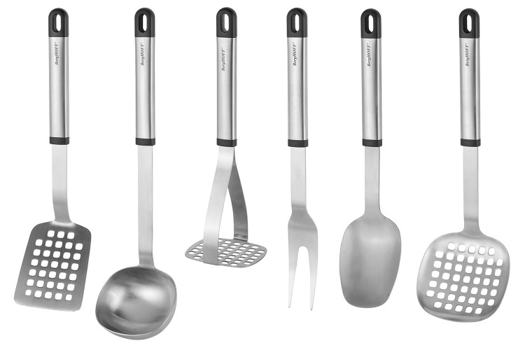 Set de 6 ustensiles de cuisine Berghoff Essentials + 2 supports