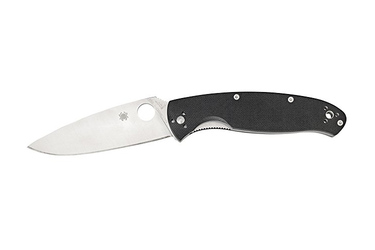 COUTEAU PLIANT SPYDERCO RESILIENCE C142GP&nbsp;MANCHE 13 CM NOIR