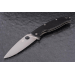 COUTEAU PLIANT SPYDERCO RESILIENCE C142GP MANCHE 13 CM NOIR