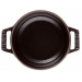 Cocotte ronde en fonte émaillée STAUB noir