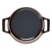 Cocotte ronde en fonte émaillée STAUB noir
