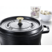 Cocotte ronde en fonte émaillée STAUB noir