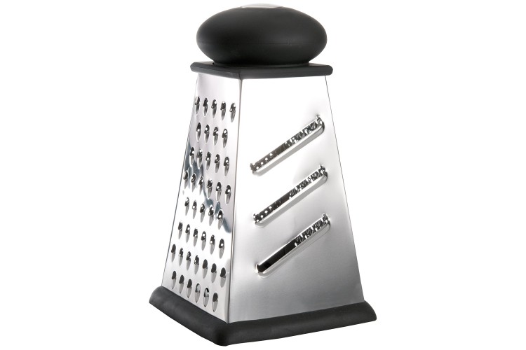 R&acirc;pe carr&eacute;e 4 faces Berghoff Essentials acier inox + poign&eacute;e