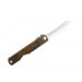 Couteau pliant Higonokami 2671 acier carbone manche gravé 10cm doré