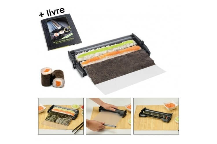 Machine à sushis Easy Sushi 3,5cm + Livre