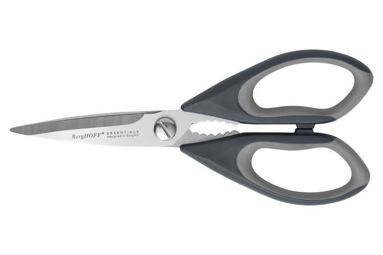 Ciseaux de cuisine Berghoff Essentials 22,5cm inox et PP + étui