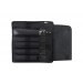 Trousse vide CHEF ROLL haut de gamme pour 10 couteaux et ustensiles - Noir