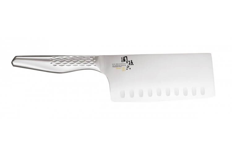 Couteau de chef chinois japonais Kai Seki Magoroku Shoso alvéolé 16,5cm
