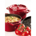 Cocotte ronde en fonte émaillée STAUB cerise