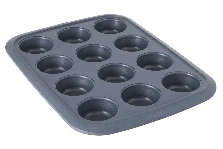 Moule pour 12 cupcakes Berghoff Gem &Oslash;6,5cm acier carbone