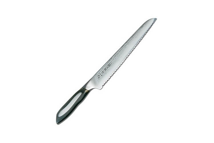 Couteau à pain TOJIRO Flashl lame damas 24 cm