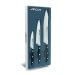 Coffret 3 couteaux forgés Arcos Manhattan tranchant extrême