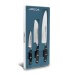 Coffret 3 couteaux de cuisine Riviera Arcos forgés (Chef+Santoku+Office)