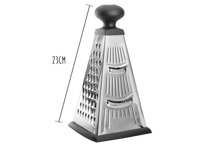 Râpe pyramide 4 faces Berghoff Essentials acier inox + poignée
